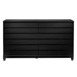 Ilya Solid Wood Modern Panel Front 6 Drawer Dresser - Saracina Home -Nexera Furniture Store GUEST ef41feaf 4e19 4fb5 8811 632636980ad5