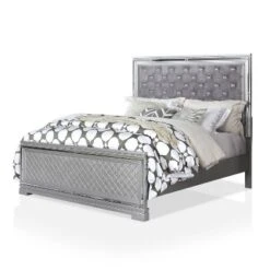 5pc Tenaya Bedroom Set Silver/Gray - HOMES: Inside + Out -Nexera Furniture Store GUEST f00cfb32 d310 42e3 8132 b2e30402b347