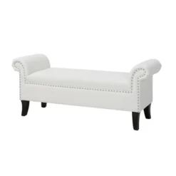 Jennifer Taylor Home Kathy Roll Arm Entryway Accent Bench -Nexera Furniture Store GUEST f0db032f 419d 41fc 98e1 19e1ad2c0fc8