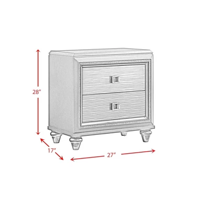 Faris 2 Drawer Nightstand Black - Picket House Furnishings 13 Faris 2 Drawer Nightstand Black - Picket House Furnishings - Image 11