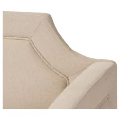 Parkson Modern And Contemporary Linen Fabric Curved Notched Corners Sofa Daybed With Roll - Out Trundle Guest Bed - Twin - Baxton Studio -Nexera Furniture Store GUEST f4577f90 7789 4055 a441 89f17c83d9b7