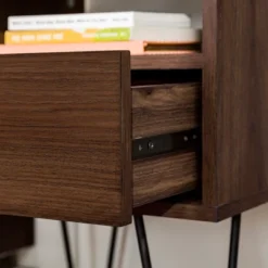 Amal Modern Single Drawer Hairpin Leg Nightstand - Saracina Home -Nexera Furniture Store GUEST f5e1bfe7 0f36 4f58 a97e 87892612d616