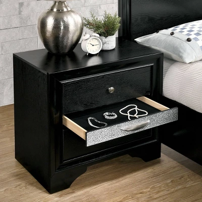 2pc Whether By Nightstand And Dresser Set Black - MiBasics 8 2pc Whether By Nightstand And Dresser Set Black - MiBasics - Image 6
