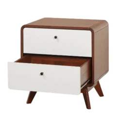 Cassie Mid-Century Modern Nightstand Walnut/White - Buylateral 10 Cassie Mid-Century Modern Nightstand Walnut/White - Buylateral -Nexera Furniture Store GUEST f8cba587 a7ec 4bce b82f 10508a836b8b