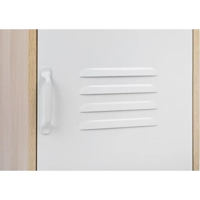 Aash 1 Door White Nightstands With Storage And 1 Adjustable Inner Shelves-The Pop Home 6 Aash 1 Door White Nightstands With Storage And 1 Adjustable Inner Shelves-The Pop Home - Image 4