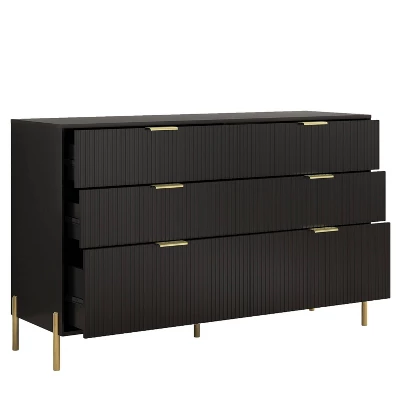 Festivo 4pc Modern Elegance Bedremm Chest And Dresser And 3 Drawer Nightstands Set 11 Festivo 4pc Modern Elegance Bedremm Chest And Dresser And 3 Drawer Nightstands Set - Image 9