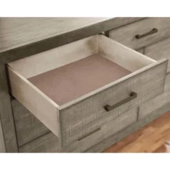 6pc Aurora Mid-Century Gray Bedroom Set With Upholstered Bed - Abbyson Living -Nexera Furniture Store GUEST fec0fc12 6116 4767 95fd cfd604b8c8f5