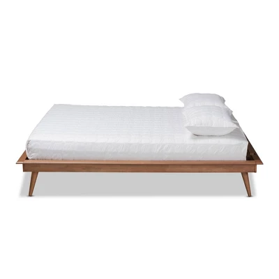 Karine Wood Platform Bed Frame - Baxton Studio 8 Karine Wood Platform Bed Frame - Baxton Studio - Image 6